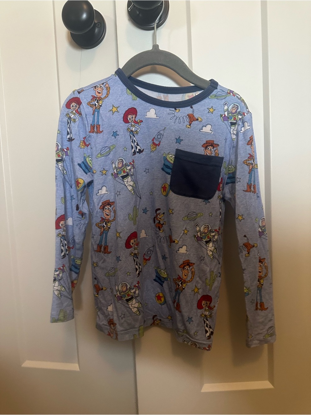 Little Sleepies Toy Story Long-Sleeve Kids Pocket Tee